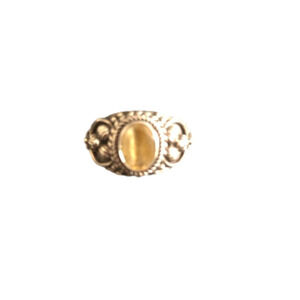 Brown/Beige Banded Agate Sterling Silver